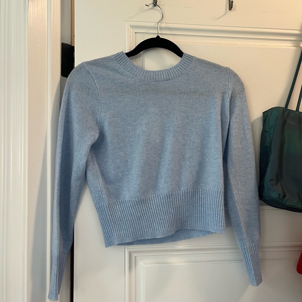 J Crew Cashmere Cropped Sweater